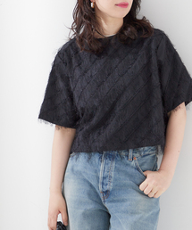 journal standard L'essage | フリンジジャガードTブラウス(シャツ/ブラウス)