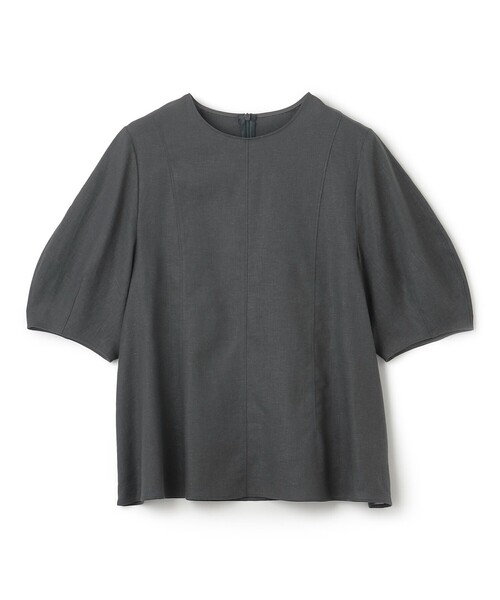 【セール】【洗える】リネンレーヨン フォルムブラウス（シャツ/ブラウス）｜UNFILO（アンフィーロ）