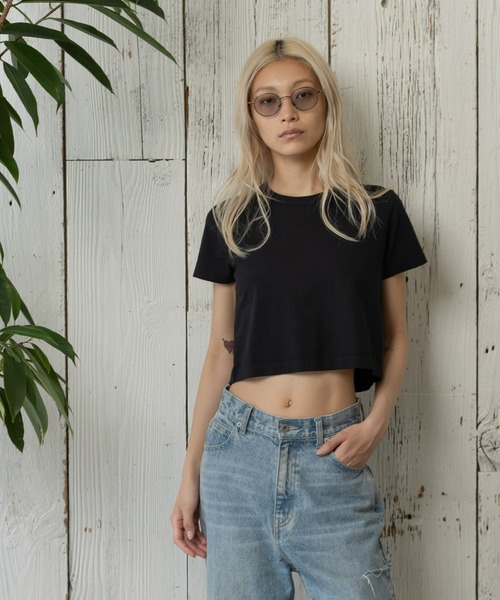 paradigm（パラダイム）の「サイロ天竺コンパクトT（Tシャツ/カットソー・レディース・ダークグレー/ホワイト/ブラック/ピンク/レッド・MEDIUM/SMALL）」の15枚目の写真