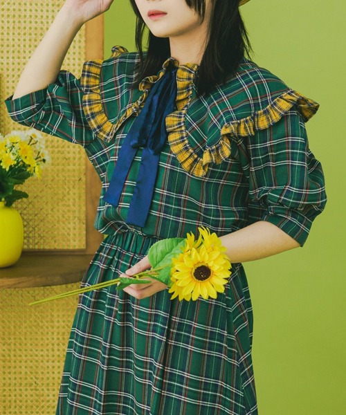 kutir（クティール）の「【クティールとレトロ】【セットアップ着用