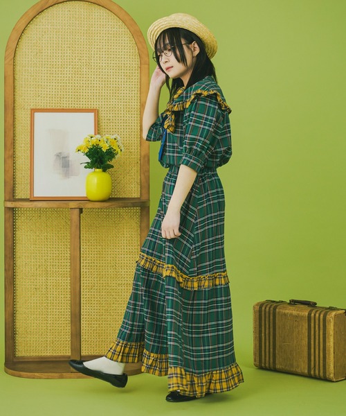 kutir（クティール）の「【クティールとレトロ】【セットアップ着用