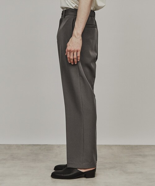 tk.TAKEO KIKUCHI（ティーケータケオキクチ）の「◆360度ストレッチワイドストレートパンツ（スラックス・メンズ・グレー/ブラック/ダークブラウン・01/02/03/04）」の6枚目の写真