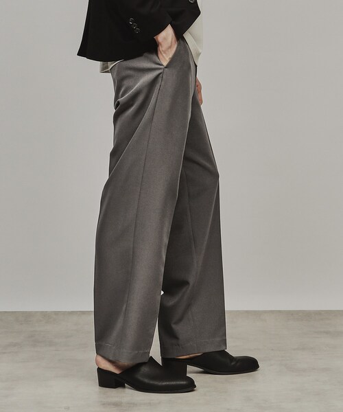 tk.TAKEO KIKUCHI（ティーケータケオキクチ）の「◆360度ストレッチワイドストレートパンツ（スラックス・メンズ・グレー/ブラック/ダークブラウン・01/02/03/04）」の19枚目の写真