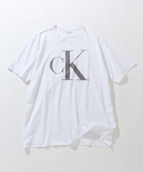 Calvin Klein(カルバン・クライン)の「【Calvin Klein/カルバンクライン】ロゴプリント ショートスリーブTシャツ(Tシャツ/カットソー・メンズ・ブラック/ホワイト・XL/L/M/S)」の2枚目の写真