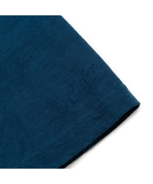 CALEE（キャリー）の「9 LENGTH 4/- SINKER KNITTING FOOTBALL TEE（Tシャツ/カットソー・メンズ・ブラック/ホワイト/ブルー・LARGE/X-LARGE/MEDIUM）」の7枚目の写真