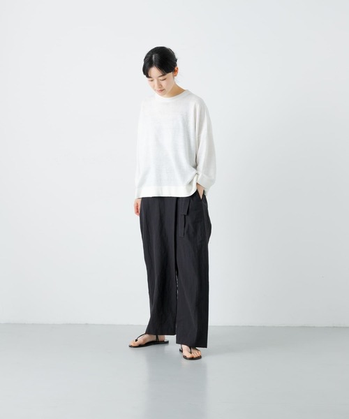 かぐれ　コットンリネンパンツ かぐれ パンツ コットンクロップドパンツ レディース : ZOZOTOWN