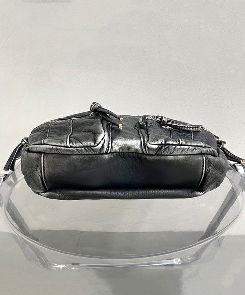 non-hedge(ノンヘッジ)の「ハーフムーン多ポケットショルダーバッグ(ショルダーバッグ・レディース・シルバーグレー/ブラック/ホワイト/ブラウン/シルバー/レッド・FREE)」の19枚目の写真