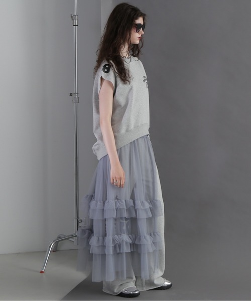 ROSE BUDラップチュールフリルスカート ROSE BUD（ローズバッド）の「ラップチュールフリルスカート
