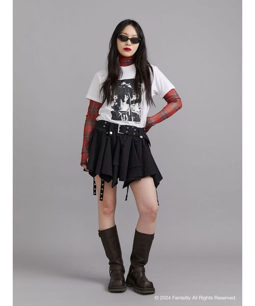 jouetie(ジュエティ)の「【JANIS】Distressed photo print t-shirts【コラボ】(Tシャツ/カットソー・レディース・レッド/ピンク/ブラック/オフホワイト・MEDIUM)」の10枚目の写真