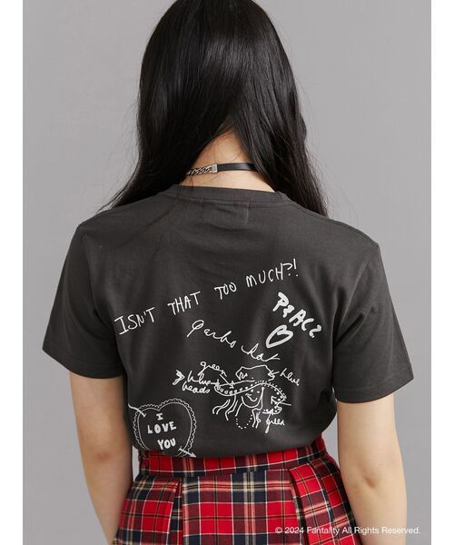 jouetie(ジュエティ)の「【JANIS】Distressed photo print t-shirts【コラボ】(Tシャツ/カットソー・レディース・レッド/ピンク/ブラック/オフホワイト・MEDIUM)」の12枚目の写真
