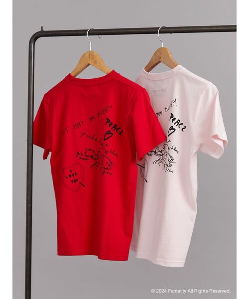 jouetie(ジュエティ)の「【JANIS】Distressed photo print t-shirts【コラボ】(Tシャツ/カットソー・レディース・レッド/ピンク/ブラック/オフホワイト・MEDIUM)」の17枚目の写真