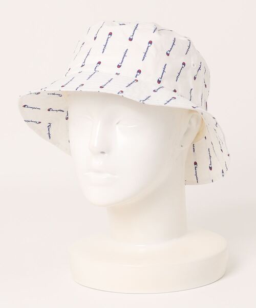 Champion(チャンピオン)の「【Champion】187-0051 ロゴプリントバケットハット(ハット・メンズ・ホワイト・FREE)」の1枚目の写真