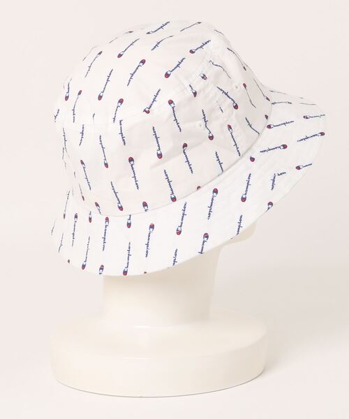 Champion(チャンピオン)の「【Champion】187-0051 ロゴプリントバケットハット(ハット・メンズ・ホワイト・FREE)」の2枚目の写真