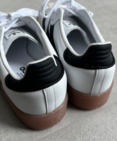 DouDou(ドゥドゥ)の「【adidas/アディダス】SAMBAE W(スニーカー・レディース・ホワイト・23.5cm/24cm/24.5cm)」の3枚目の写真