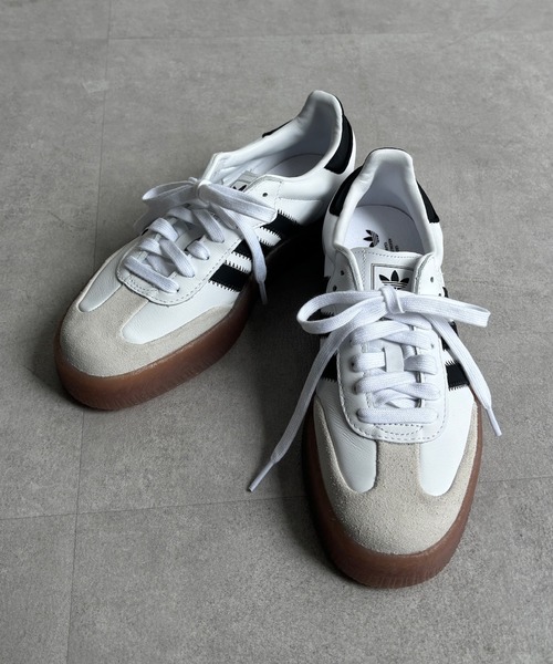 DouDou(ドゥドゥ)の「【adidas/アディダス】SAMBAE W(スニーカー・レディース・ホワイト・23.5cm/24cm/24.5cm)」の16枚目の写真