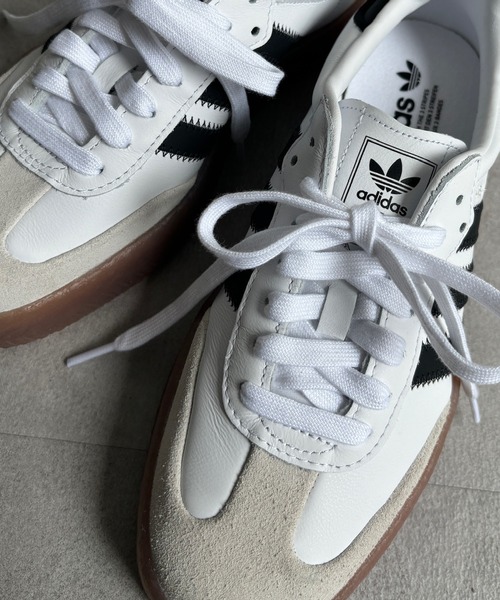DouDou(ドゥドゥ)の「【adidas/アディダス】SAMBAE W(スニーカー・レディース・ホワイト・23.5cm/24cm/24.5cm)」の15枚目の写真