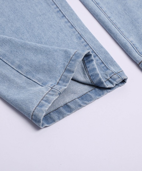 AMELY(エミリー)の「ハートデザイン加工デニムサロペット(サロペット/オーバーオール・レディース・ライトブルー/ブルー・M/L)」の18枚目の写真