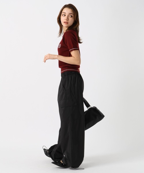 FOREVER 21(フォーエバー トゥエンティーワン)の「【2024SS】襟付きスキッパーニット(ニット/セーター・レディース・グリーン/ブラック/レッド・FREE)」の5枚目の写真