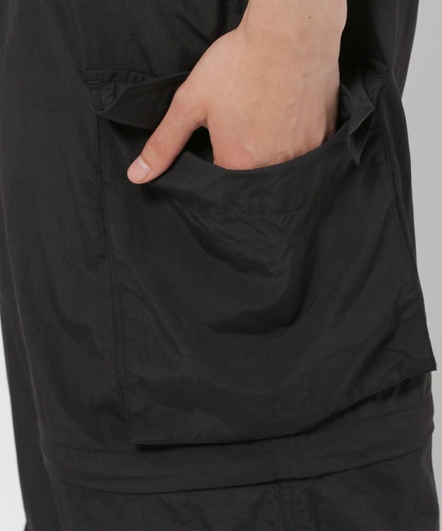 niko and...（ニコアンド）の「2WAYジップカーゴパンツ（カーゴパンツ・メンズ・ブラック/ライトグレー・MEDIUM/LARGE）」の9枚目の写真