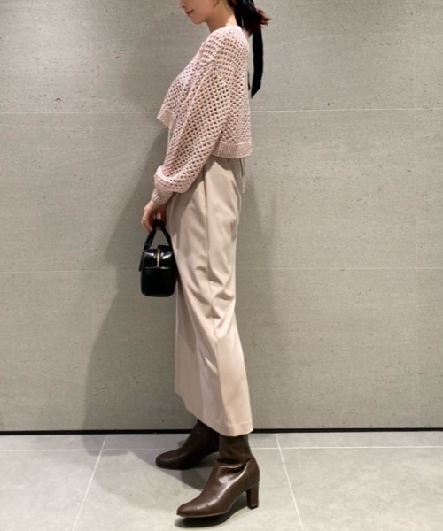 【セール】ラメメッシュニットプルオーバー（ニット/セーター）｜SNIDEL（スナイデル）