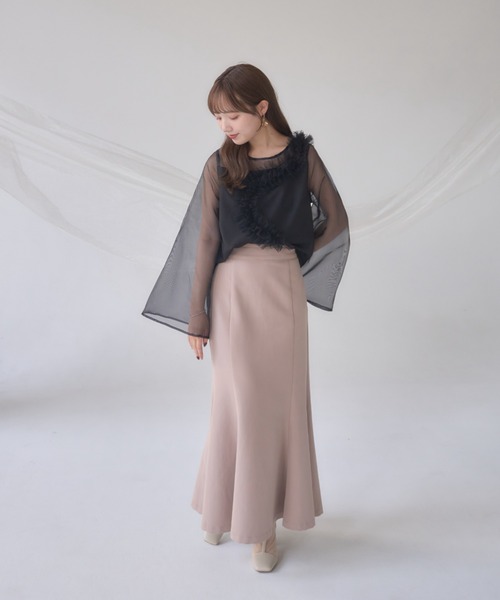 mellowneon（メロウネオン）の「長袖ブラウス（シャツ/ブラウス・レディース・アイボリー・FREE）」の3枚目の写真