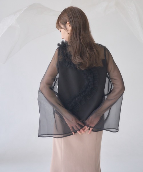 mellowneon（メロウネオン）の「長袖ブラウス（シャツ/ブラウス・レディース・アイボリー・FREE）」の5枚目の写真