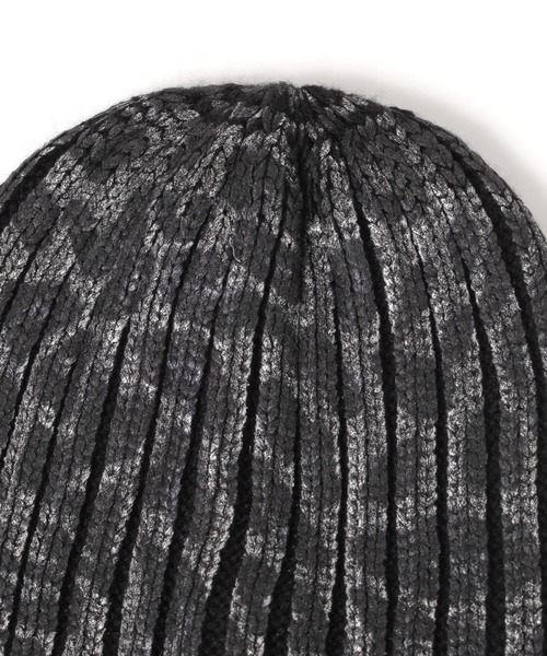 niko and...（ニコアンド）の「オリジナル箔プリントニットワッチ（ニットキャップ/ビーニー・レディース・ブラック/グレー/ベージュ/グリーン・FREE）」の13枚目の写真