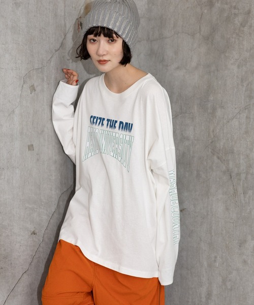 niko and...（ニコアンド）の「オリジナル箔プリントニットワッチ（ニットキャップ/ビーニー・レディース・ブラック/グレー/ベージュ/グリーン・FREE）」の18枚目の写真