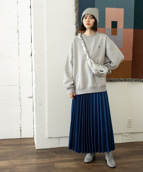 niko and...（ニコアンド）の「オリジナル箔プリントニットワッチ（ニットキャップ/ビーニー・レディース・ブラック/グレー/ベージュ/グリーン・FREE）」の9枚目の写真