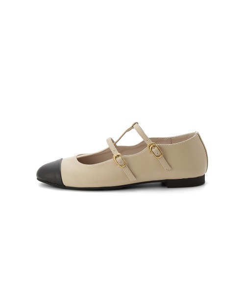 【セール】ダブルストラップバレエシューズ（パンプス）｜Mila Owen（ミラオーウェン）