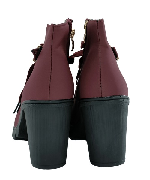Dewlily(デューリリー)の「編み上げショートブーツ(ブーツ・レディース・ブラック/カーキ/レッド/ブラウン・40/39/38/37/36)」の13枚目の写真