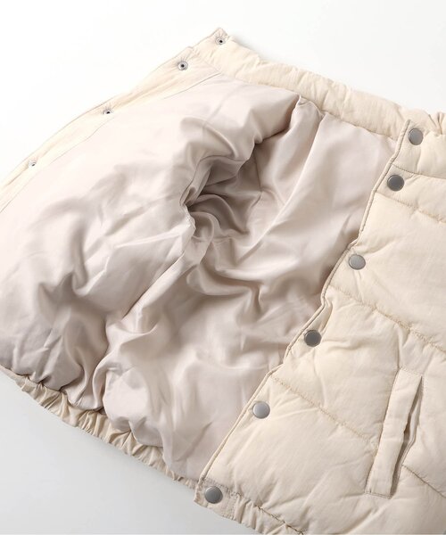 セール】スタンドカラー中綿ジャケット_マシンウォッシャブル（ダウン