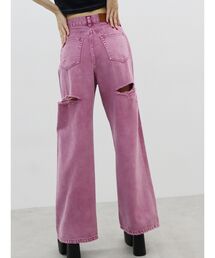 EVRIS | BACKスラッシュワイドデニムパンツ(デニムパンツ)