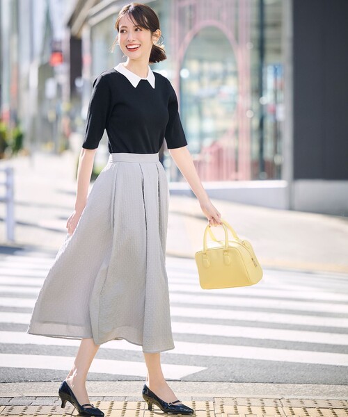 ANY SIS(エニィスィス)の「【23.0~24.0cm】ミニストーンバックル パンプス(パンプス・レディース・ベージュ系/ブラック系・SMALL/MEDIUM/LARGE)」の17枚目の写真