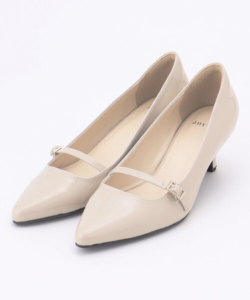 ANY SIS(エニィスィス)の「【23.0~24.0cm】ミニストーンバックル パンプス(パンプス・レディース・ベージュ系/ブラック系・SMALL/MEDIUM/LARGE)」の9枚目の写真