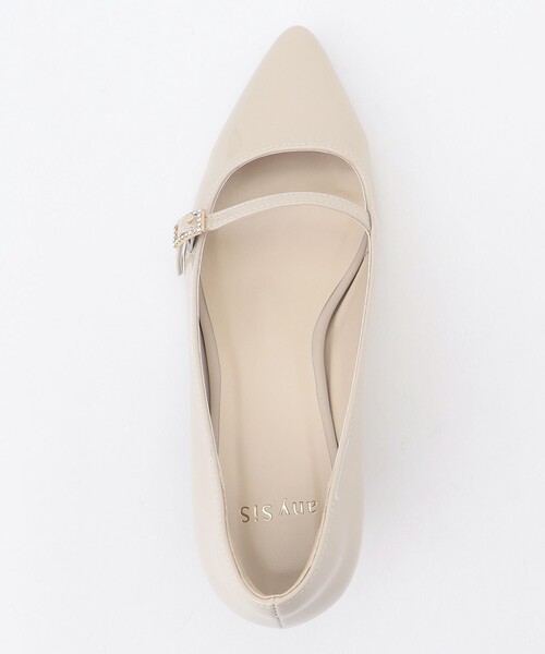 ANY SIS(エニィスィス)の「【23.0~24.0cm】ミニストーンバックル パンプス(パンプス・レディース・ベージュ系/ブラック系・SMALL/MEDIUM/LARGE)」の7枚目の写真