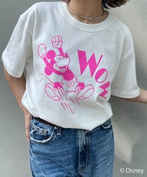 Disney | 【Disney(ディズニー)】別注 ミッキーマウス / WOWプリント半袖Tシャツ(Tシャツ/カットソー)