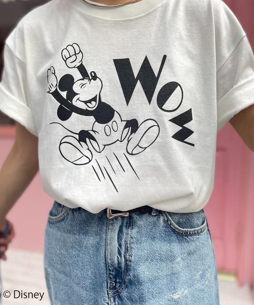 セール】【Disney(ディズニー)】別注 ミッキーマウス / WOWプリント
