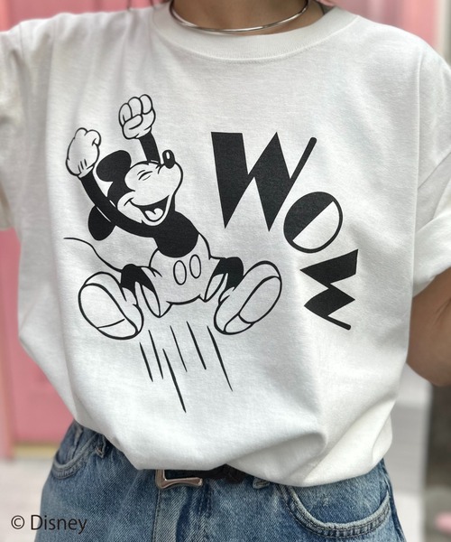 セール】【Disney(ディズニー)】別注 ミッキーマウス / WOWプリント