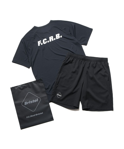 fcrb セットアップ　ブラック　TRAINING TOP & SHORTS fcrb セットアップブラックTRAINING TOP & SHORTS