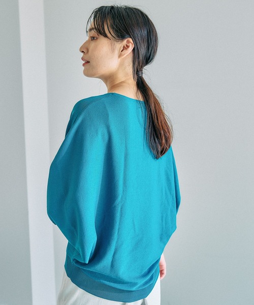 Elura（エルーラ）の「サラサラタッチプルオーバー/133618（ニット/セーター・レディース・ホワイト/ブラウン/ブラック/ブルー系その他4・FREE）」の22枚目の写真