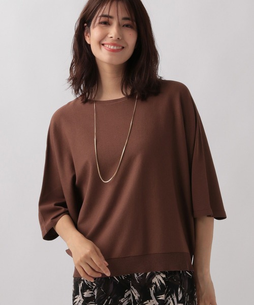 Elura（エルーラ）の「サラサラタッチプルオーバー/133618（ニット/セーター・レディース・ホワイト/ブラウン/ブラック/ブルー系その他4・FREE）」の14枚目の写真