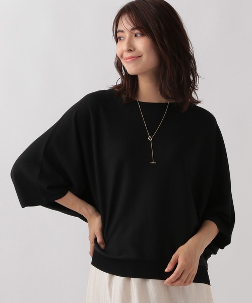 Elura（エルーラ）の「サラサラタッチプルオーバー/133618（ニット/セーター・レディース・ホワイト/ブラウン/ブラック/ブルー系その他4・FREE）」の9枚目の写真