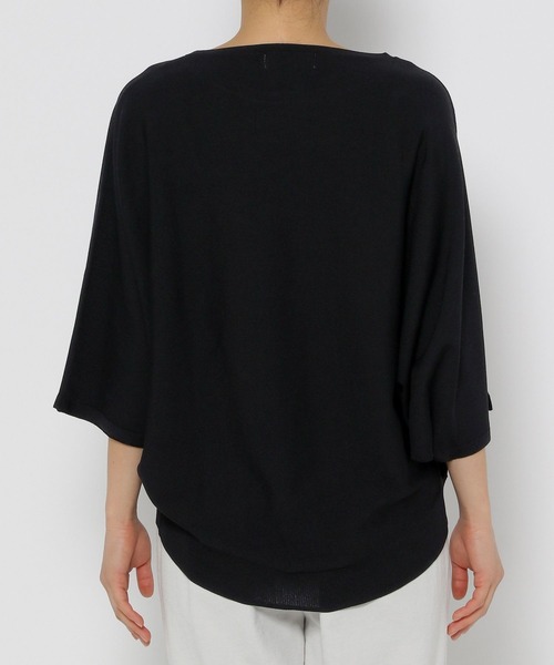 Elura（エルーラ）の「サラサラタッチプルオーバー/133618（ニット/セーター・レディース・ホワイト/ブラウン/ブラック/ブルー系その他4・FREE）」の6枚目の写真