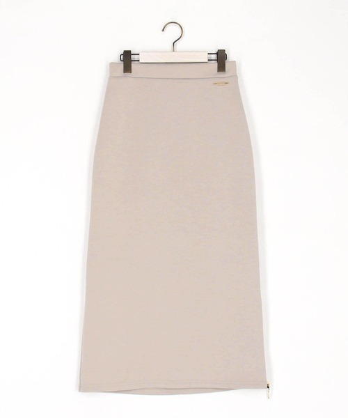 NICOLE white(ニコルホワイト)の「サイドZIPタイトスカート/ダンボールポンチ(スカート・レディース・ブラック/ベージュ/ネイビー/グリーン・FREE)」の16枚目の写真