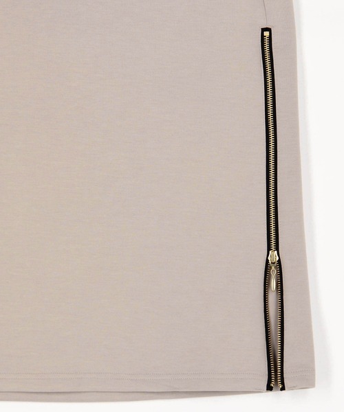 NICOLE white(ニコルホワイト)の「サイドZIPタイトスカート/ダンボールポンチ(スカート・レディース・ブラック/ベージュ/ネイビー/グリーン・FREE)」の15枚目の写真