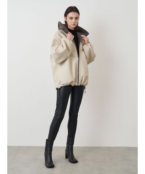 セール】2WAYボアフォーレザーコート（その他アウター）｜ELENDEEK  