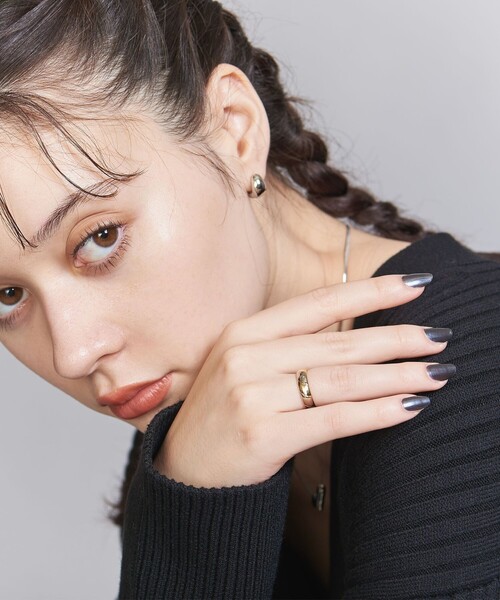 BEAUTY&YOUTH UNITED ARROWS（ビューティーアンドユースユナイテッドアローズ）の「メタル ミックスカラーリング（リング・レディース・その他1・11）」の2枚目の写真