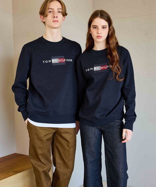 TOMMY HILFIGER(トミーヒルフィガー)の「【オンライン・ZOZO限定カラー】ヒルフィガーロゴ裏起毛スウェット(スウェット・メンズ・ホワイト/ネイビー/ブルー・SMALL/MEDIUM/LARGE/X-LARGE)」の15枚目の写真