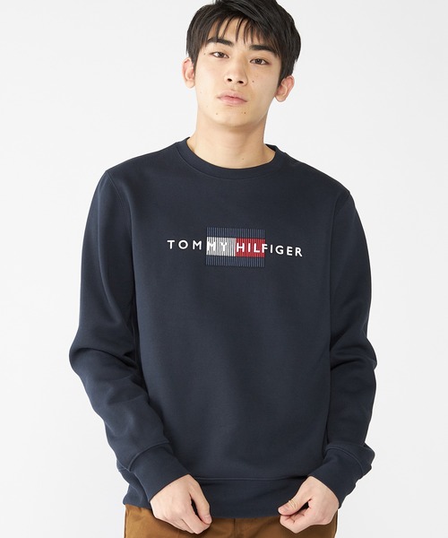 TOMMY HILFIGER(トミーヒルフィガー)の「【オンライン・ZOZO限定カラー】ヒルフィガーロゴ裏起毛スウェット(スウェット・メンズ・ホワイト/ネイビー/ブルー・SMALL/MEDIUM/LARGE/X-LARGE)」の5枚目の写真